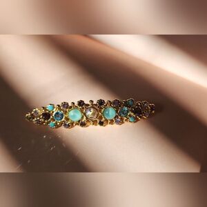 BEN-AMUN Vintage Multi-Stone Brooch Pin